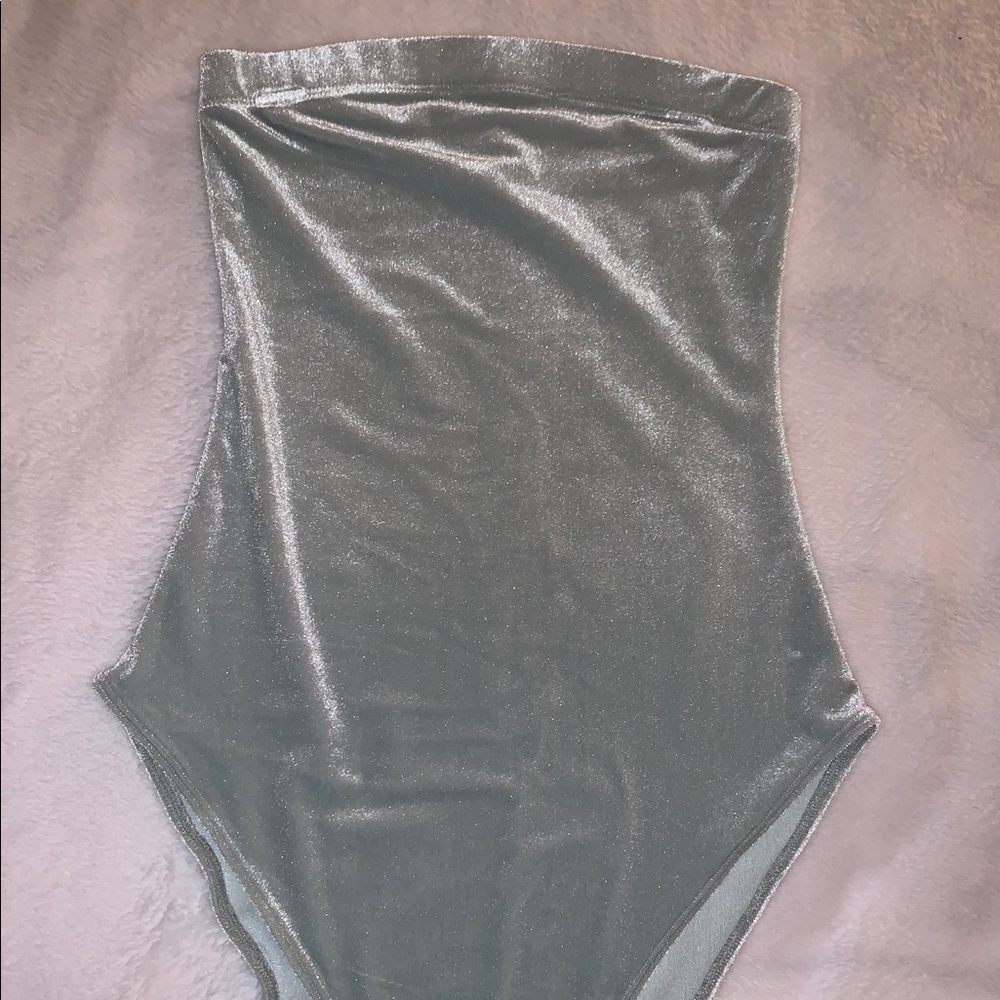 Strapless, Velvet Bodysuit